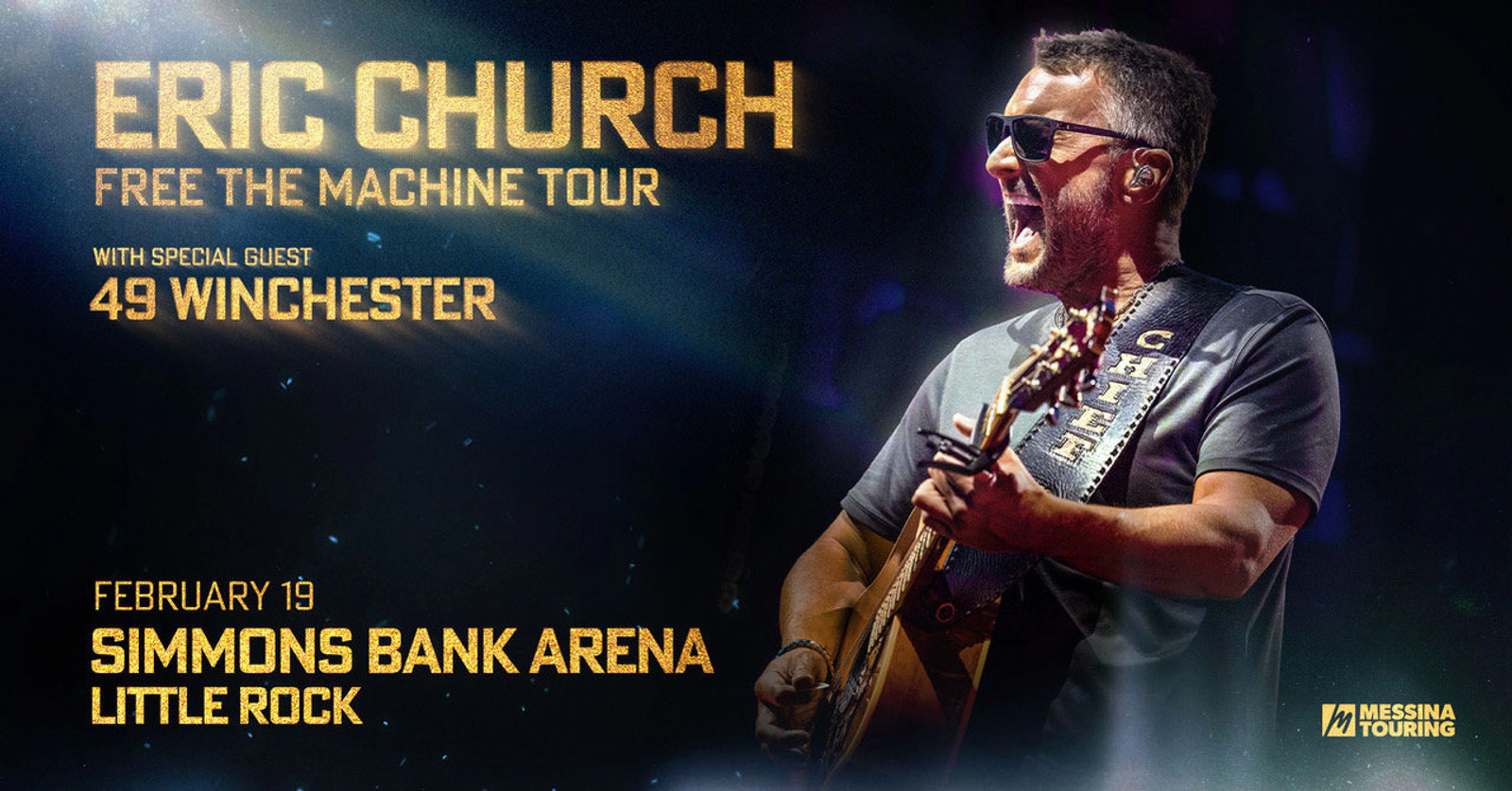 Eric Church at Simmons Bank Arena Feb 19, 2026