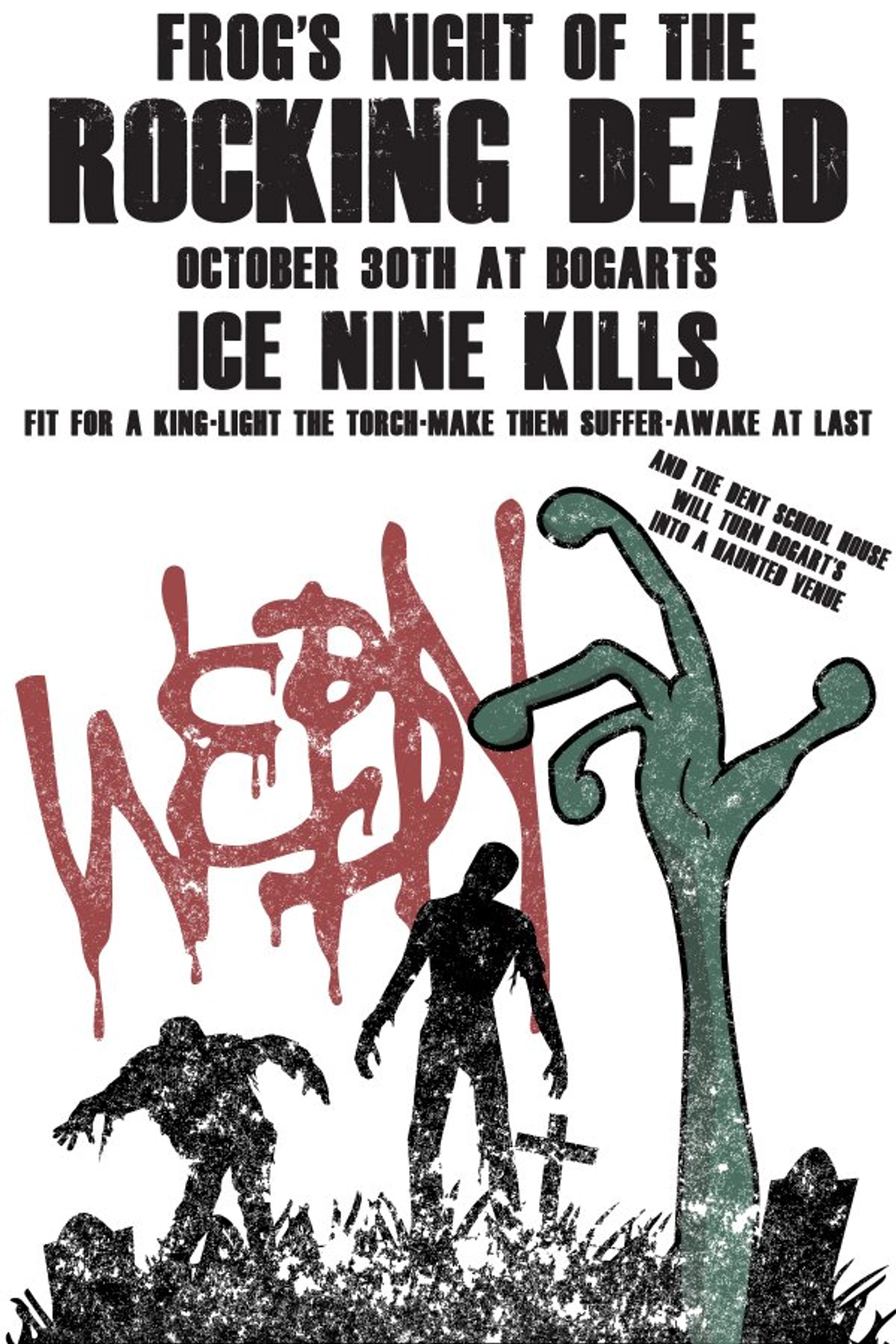Win tickets to see Ice Nine Kills at Frog's Night Of The Rocking Dead! - Thumbnail Image