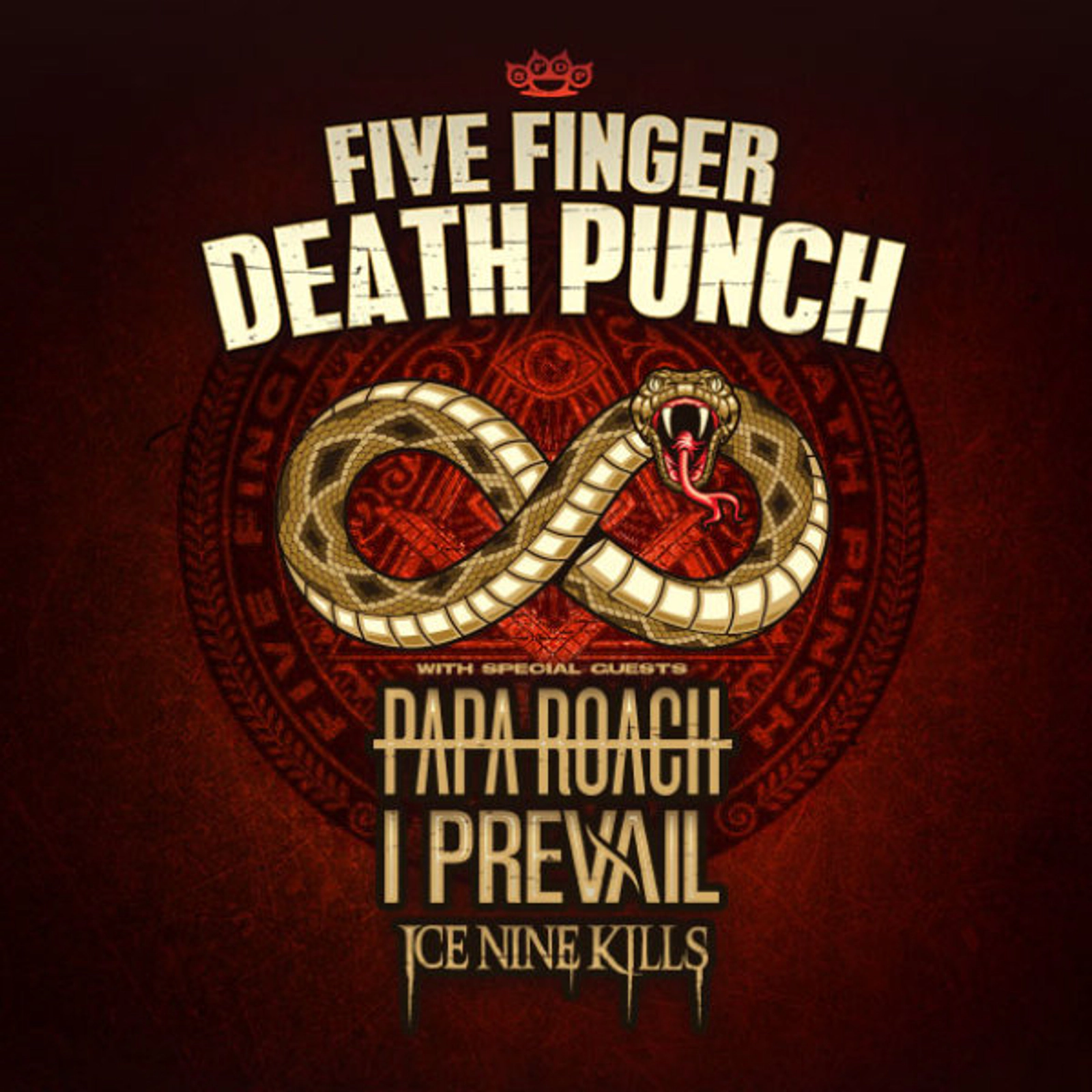 Win tickets to see Five Finger Death Punch, Papa Roach, and more at Heritage Bank Center! - Thumbnail Image