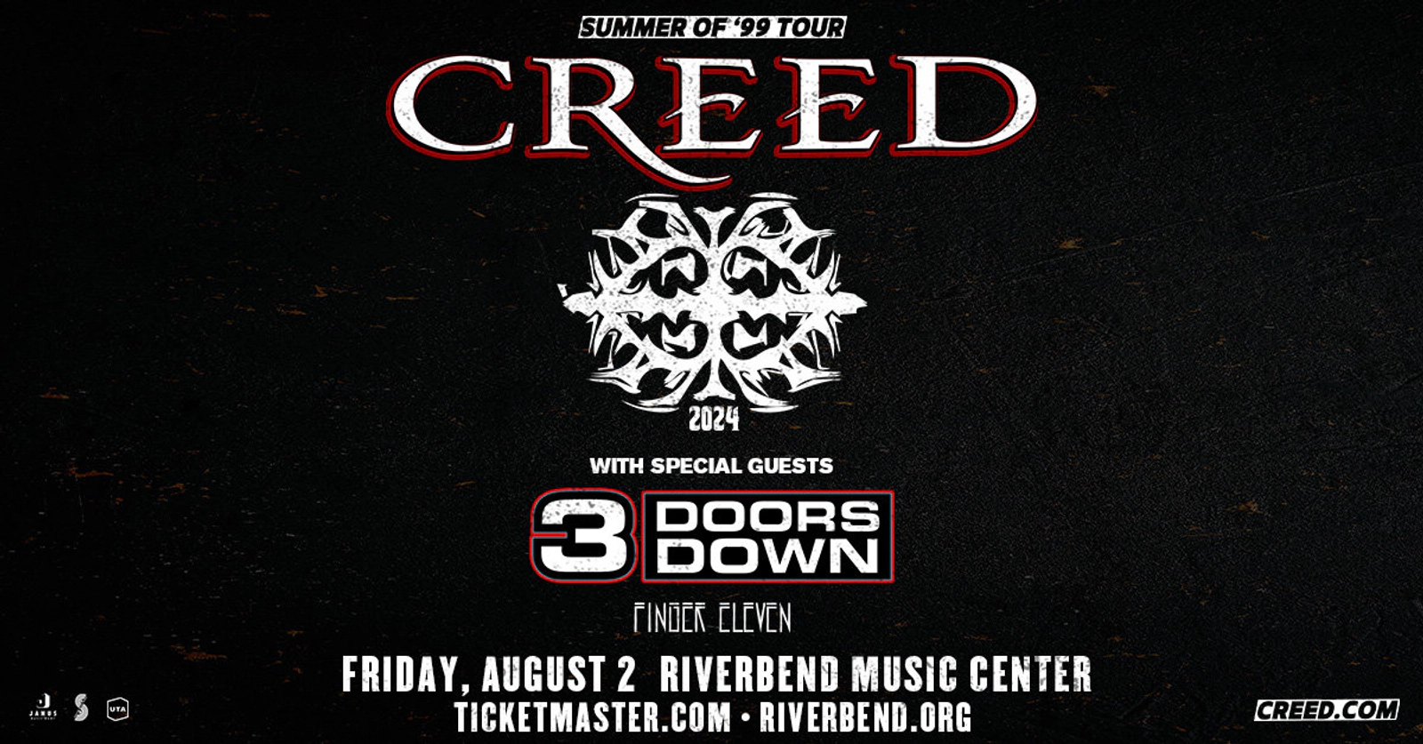 [WIN TICKETS] Creed Riverbend WEBN WEBN