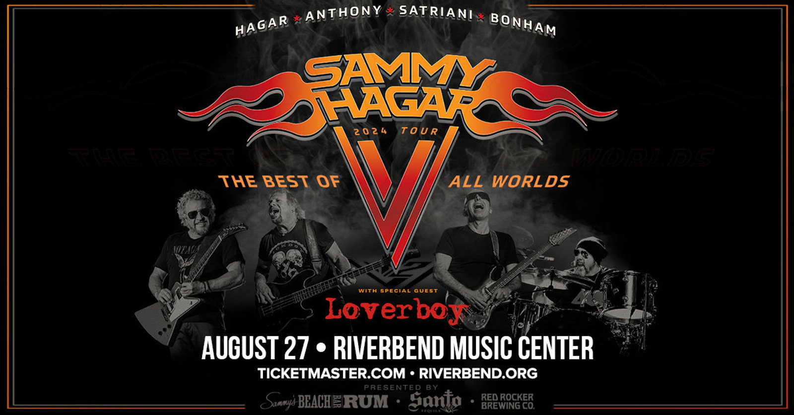 [WIN TICKETS] Sammy Hagar Riverbend Music Center WEBN WEBN