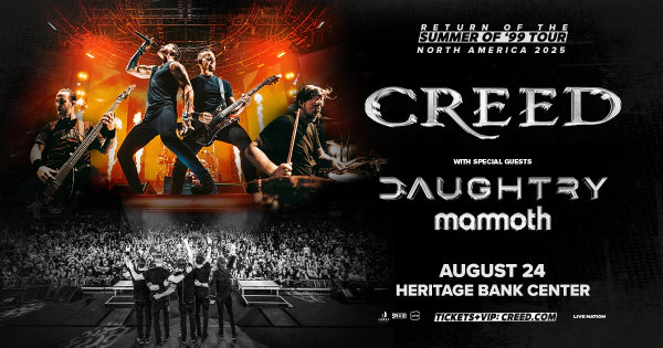 [WIN TICKETS] Creed @ Heritage Bank Center - Thumbnail Image