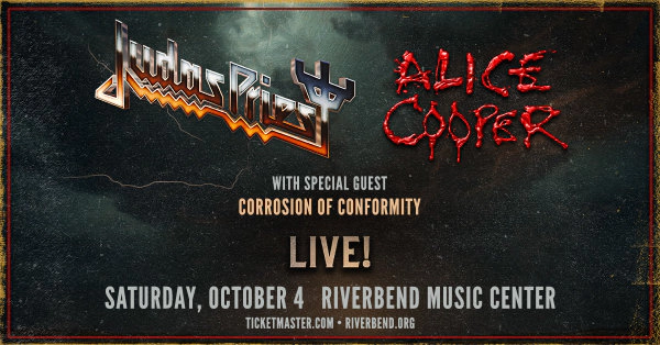 [WIN TICKETS] Judas Priest & Alice Cooper @ Riverbend Music Center - Thumbnail Image
