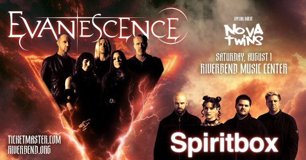 [WIN TICKETS] Evanescence @ Riverbend Music Center