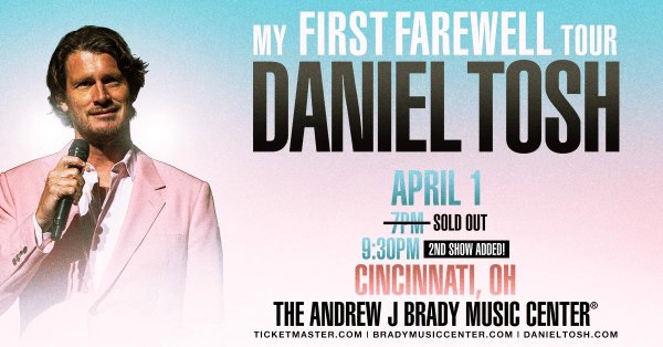 [WIN TICKETS] DANIEL TOSH @ ANDREW J BRADY MUSIC CENTER
