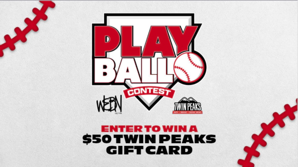 Play Ball with 102.7 WEBN and Twin Peaks!