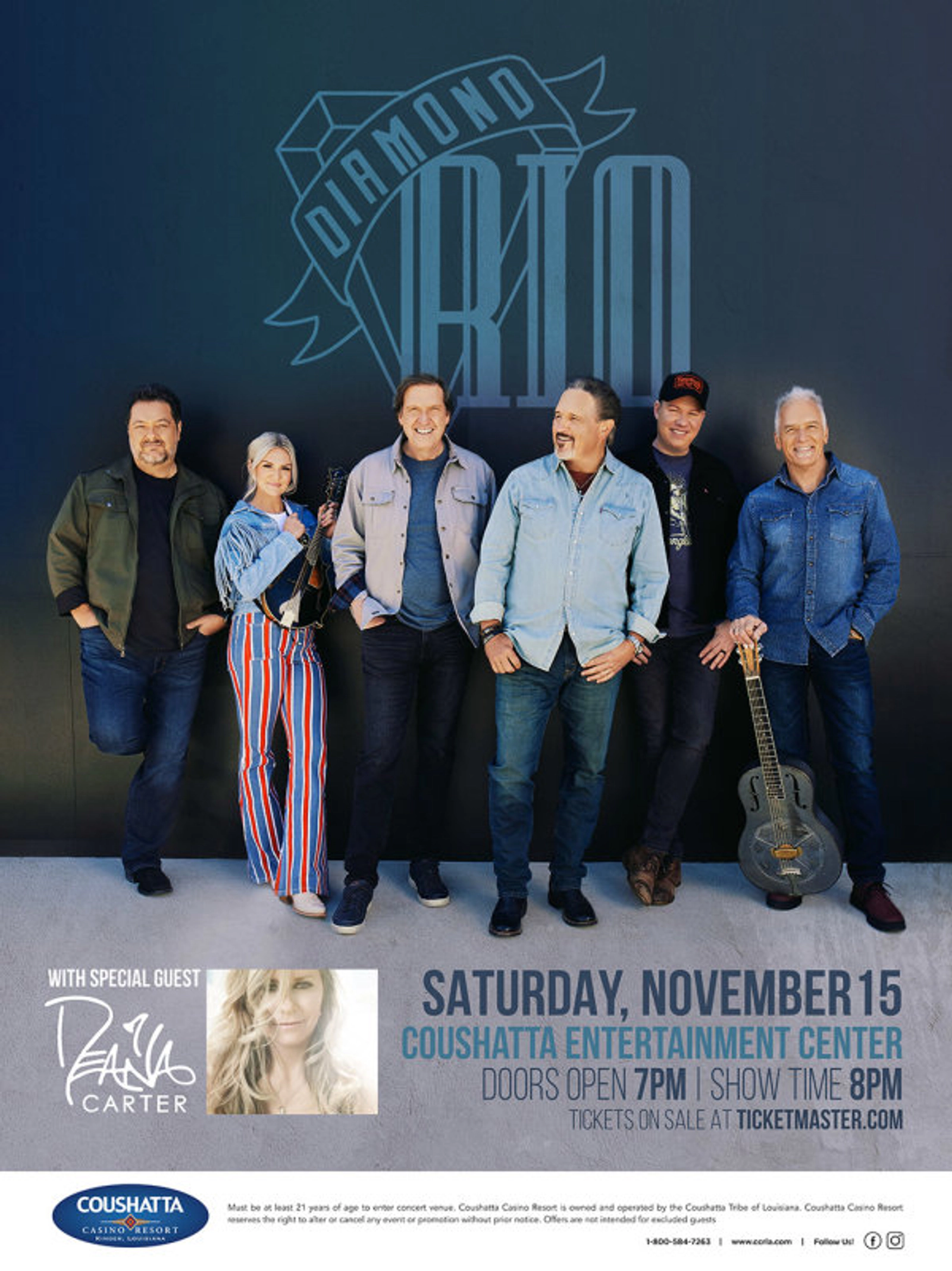 Win Tickets to See Diamond Rio at Coushatta Casino on November 15, 2025!