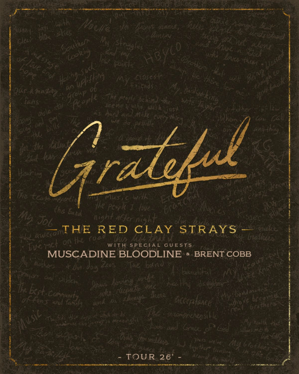 Win Tickets to See The Red Clay Strays at the Raising Cane's River Center on November 11, 2026!