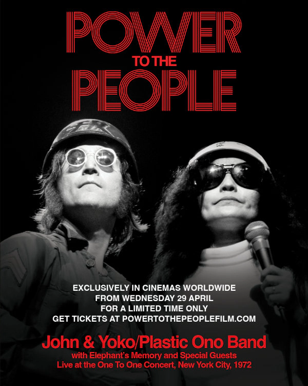 Music Advisory - Power To The People: John & Yoko Live in NYC