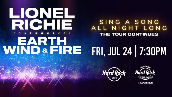 Gana Boletos para Lionel Richie y Earth, Wind & Fire en Vivo