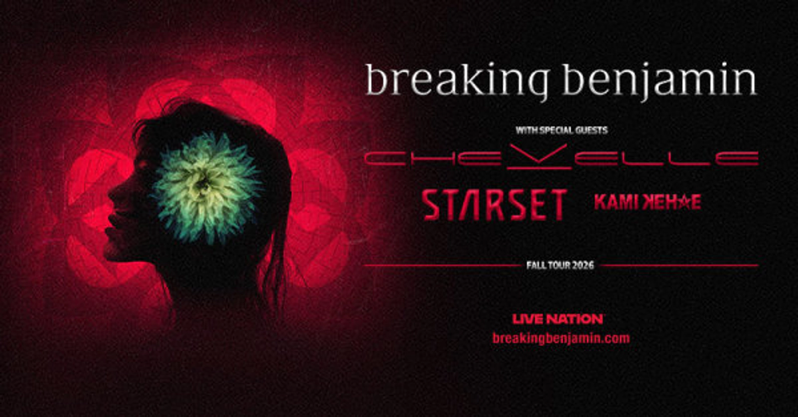 Win tickets for Breaking Benjamin + Chevelle!