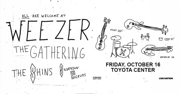 Win tickets for Weezer with The Shins and Silversun Pickups!