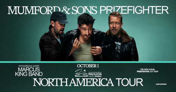 See Mumford & Sons at Cynthia Woods Mitchell Pavilion!