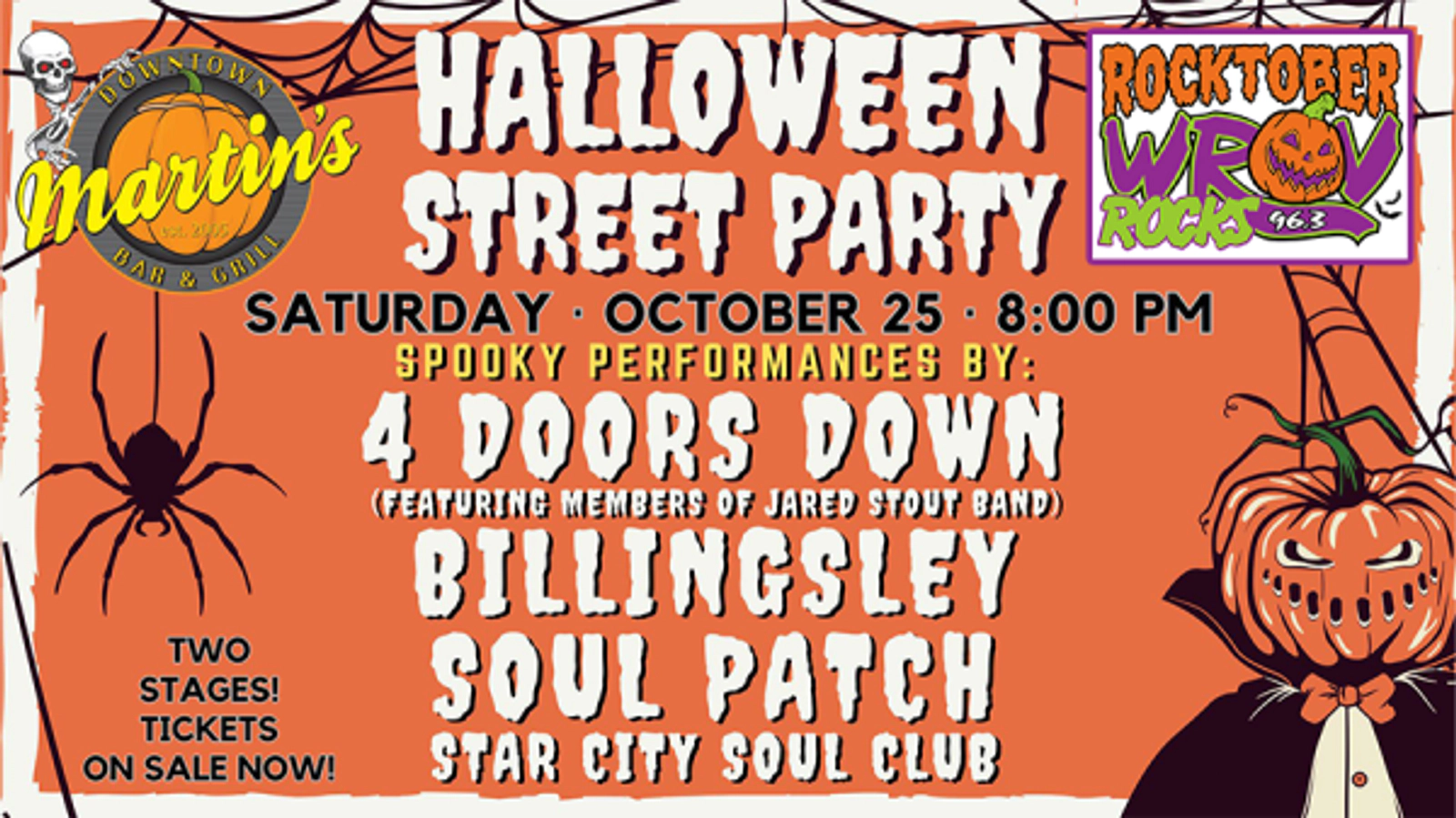 Win Tickets to Martin's Downtown Halloween Street Party!