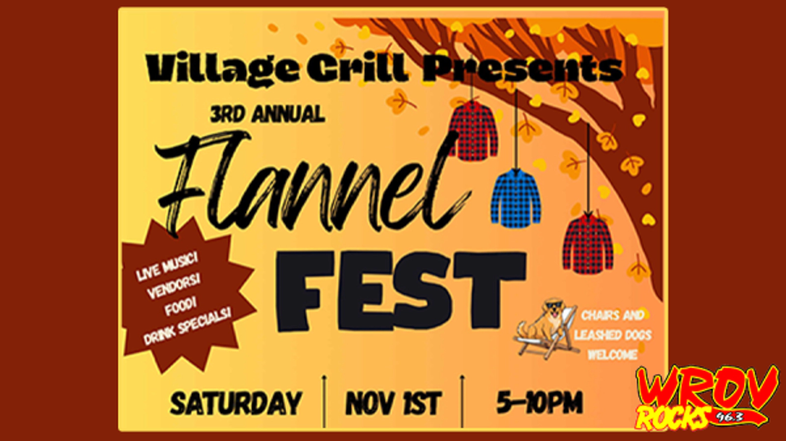 Win Tickets to FLANNEL FEST at the Village Grill!