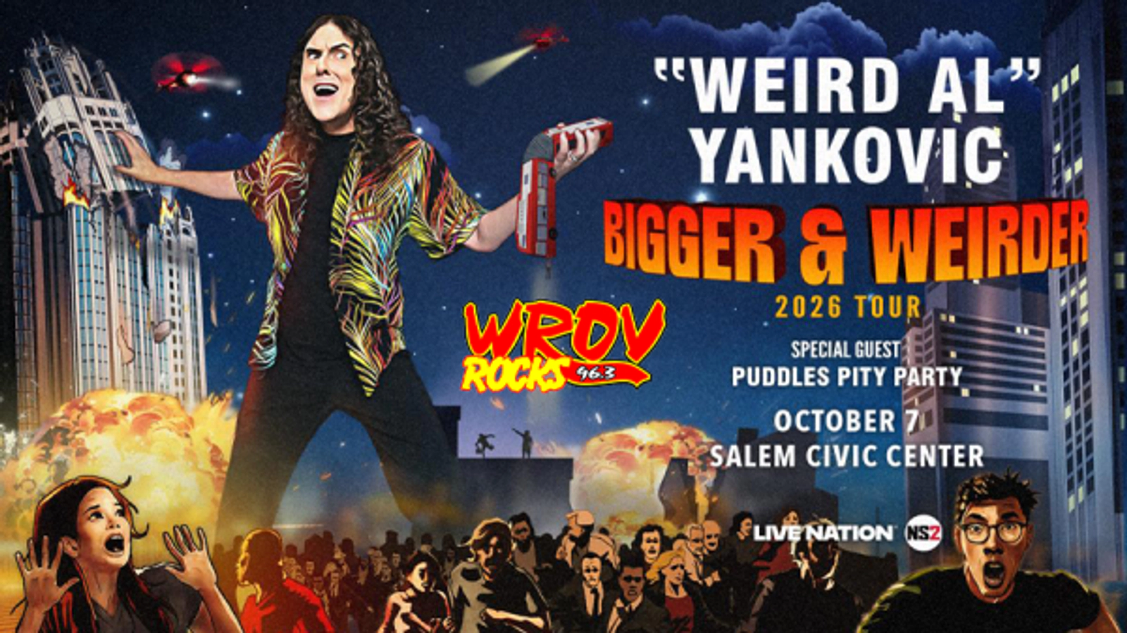 Win Tickets to WEIRD AL YANKOVIC at Salem Civic Center in 2026!