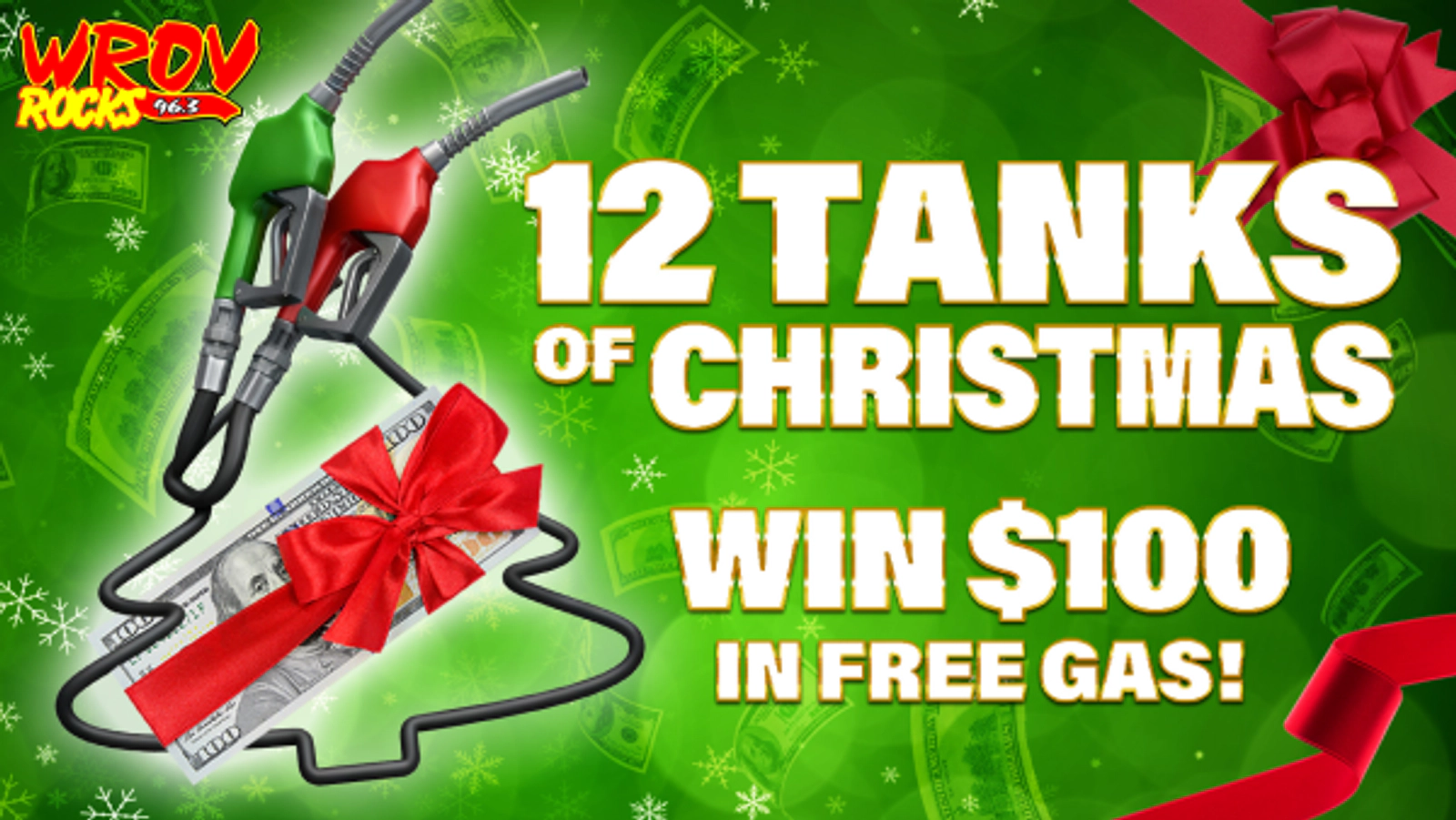 12 Tanks of Christmas - Win $100 in Free Gas!