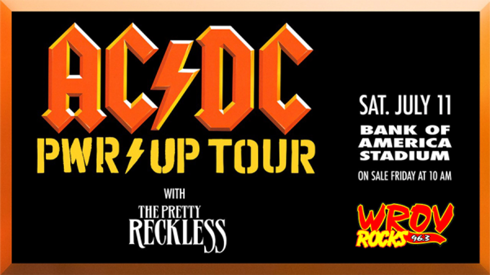 Win Tickets to AC/DC's PWR UP TOUR in Charlotte in 2026!