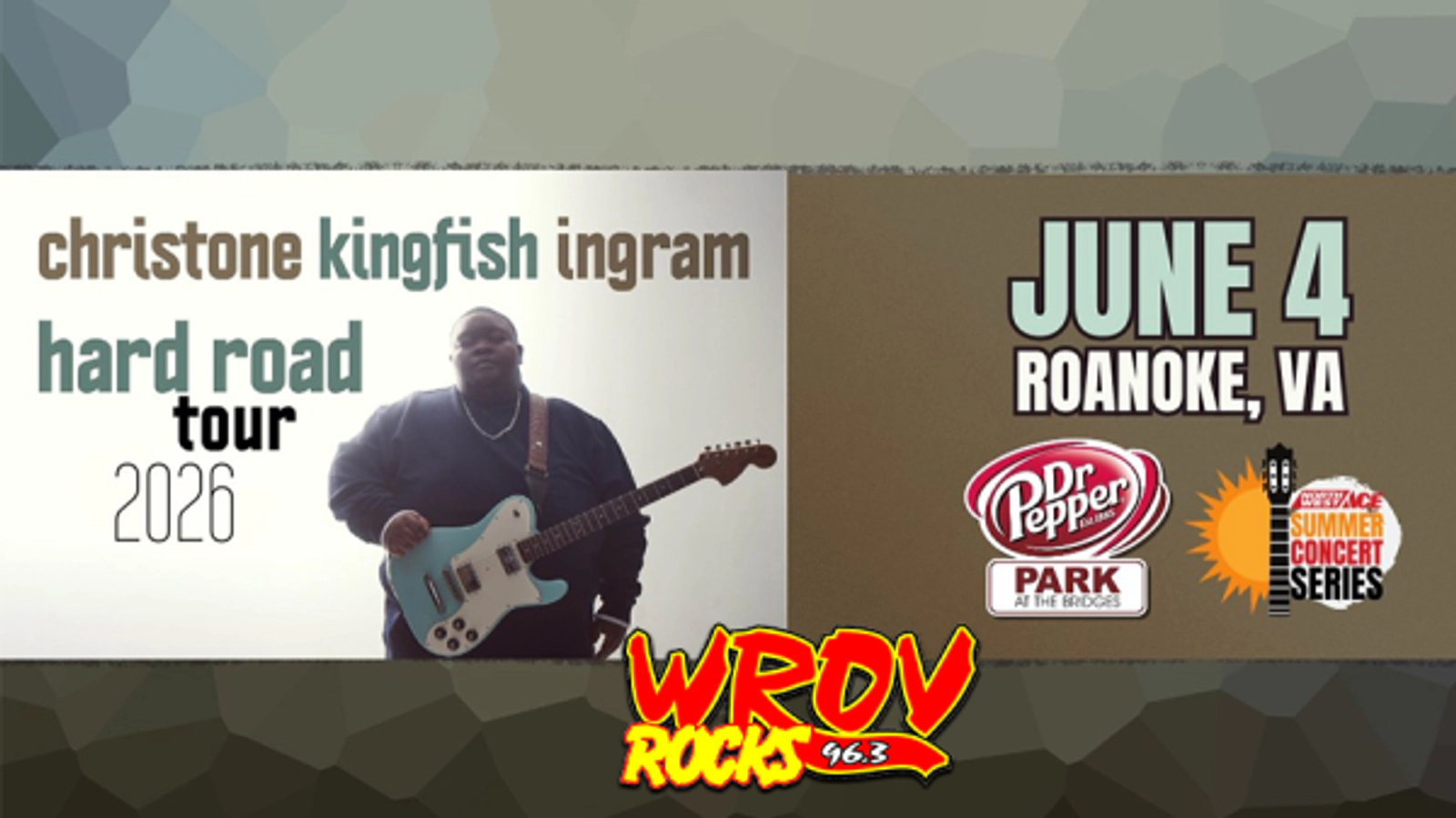 Win Tickets to Christone "Kingfish" Ingram at Dr Pepper Park!