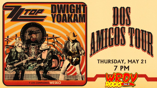 Win Tickets to ZZ TOP & DWIGHT YOAKAM at the NEW Lynchburg Amphitheater!