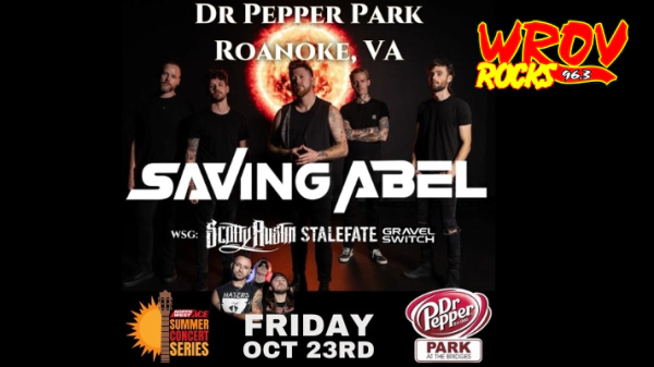 Win Tickets to SAVING ABEL w/ SCOTTY AUSTIN at Dr Pepper Park!