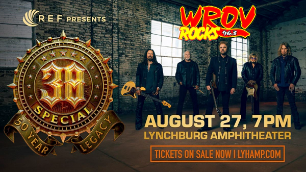 Win TIckets to 38 SPECIAL at Lynchburg Amphitheater!
