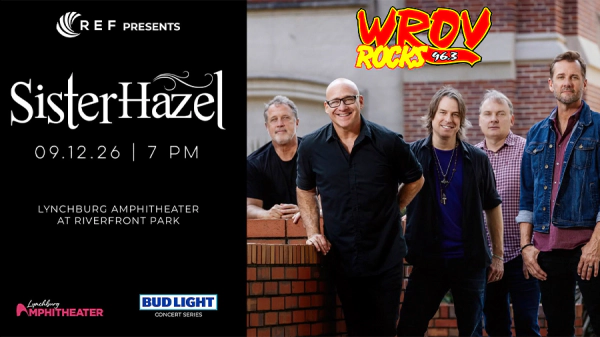 Win Tickets to SISTER HAZEL at Lynchburg Amphitheater!