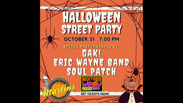 Win Tickets to Martin's Downtown HALLOWEEN STREET PARTY!