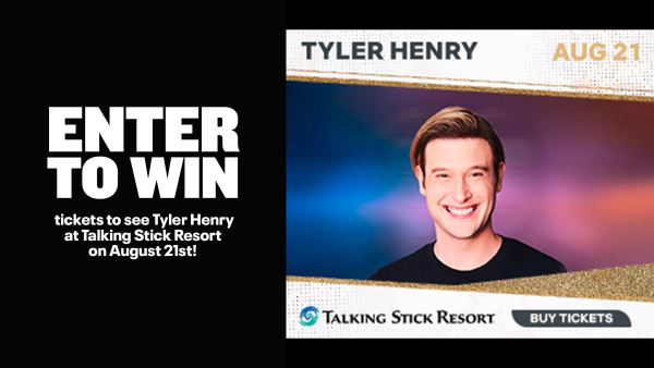 Win tickets to see Tyler Henry at Talking Stick Resort!