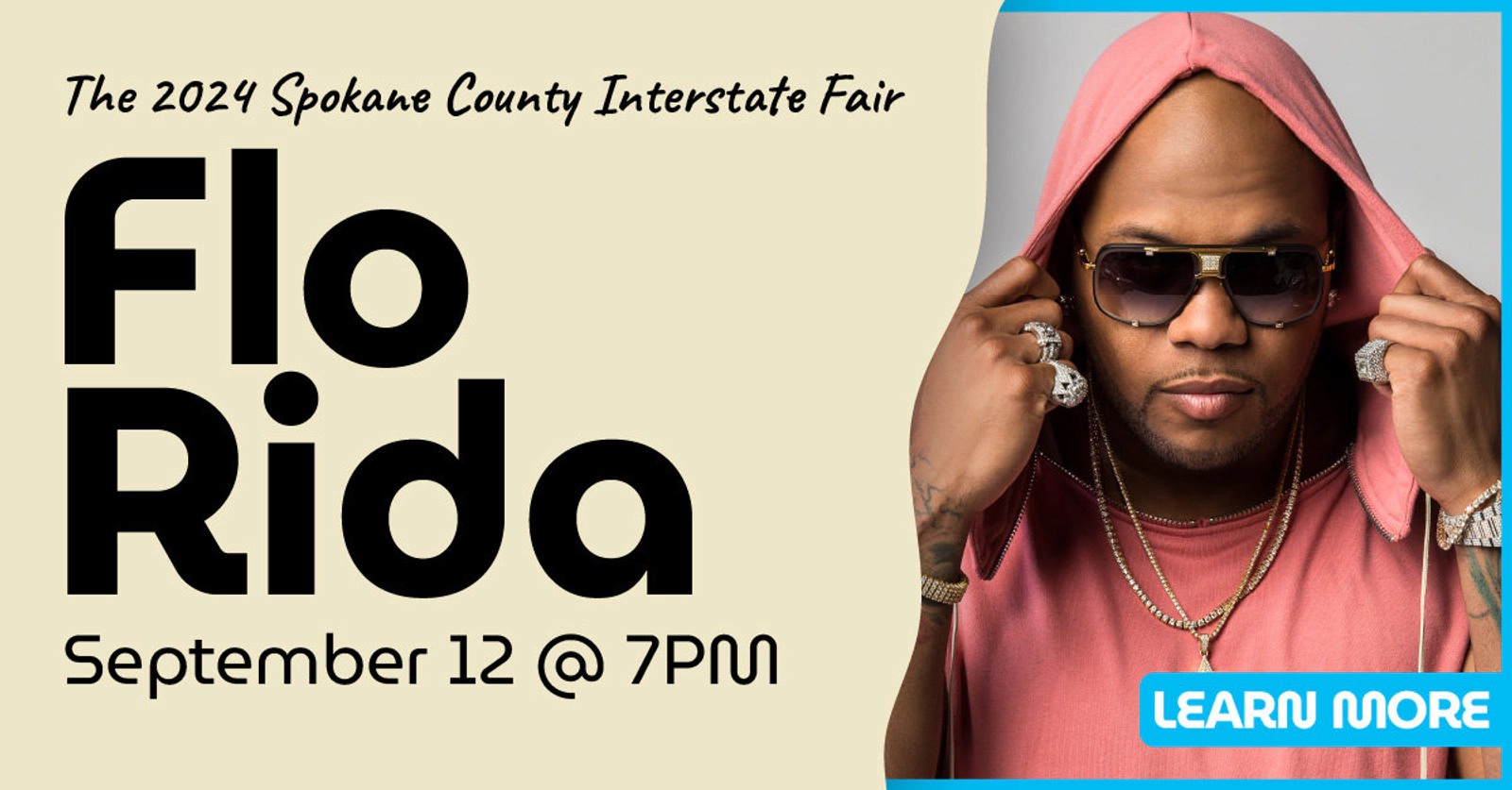 Win Tickets to see FLO RIDA at the 2024 Spokane County Interstate Fair