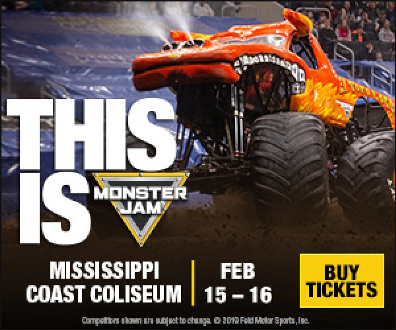 Monster Jam invades the Coast Coliseum - Thumbnail Image