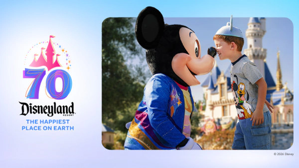 Enter for a chance to win a vacation during the Disneyland Resort 70th Celebration!