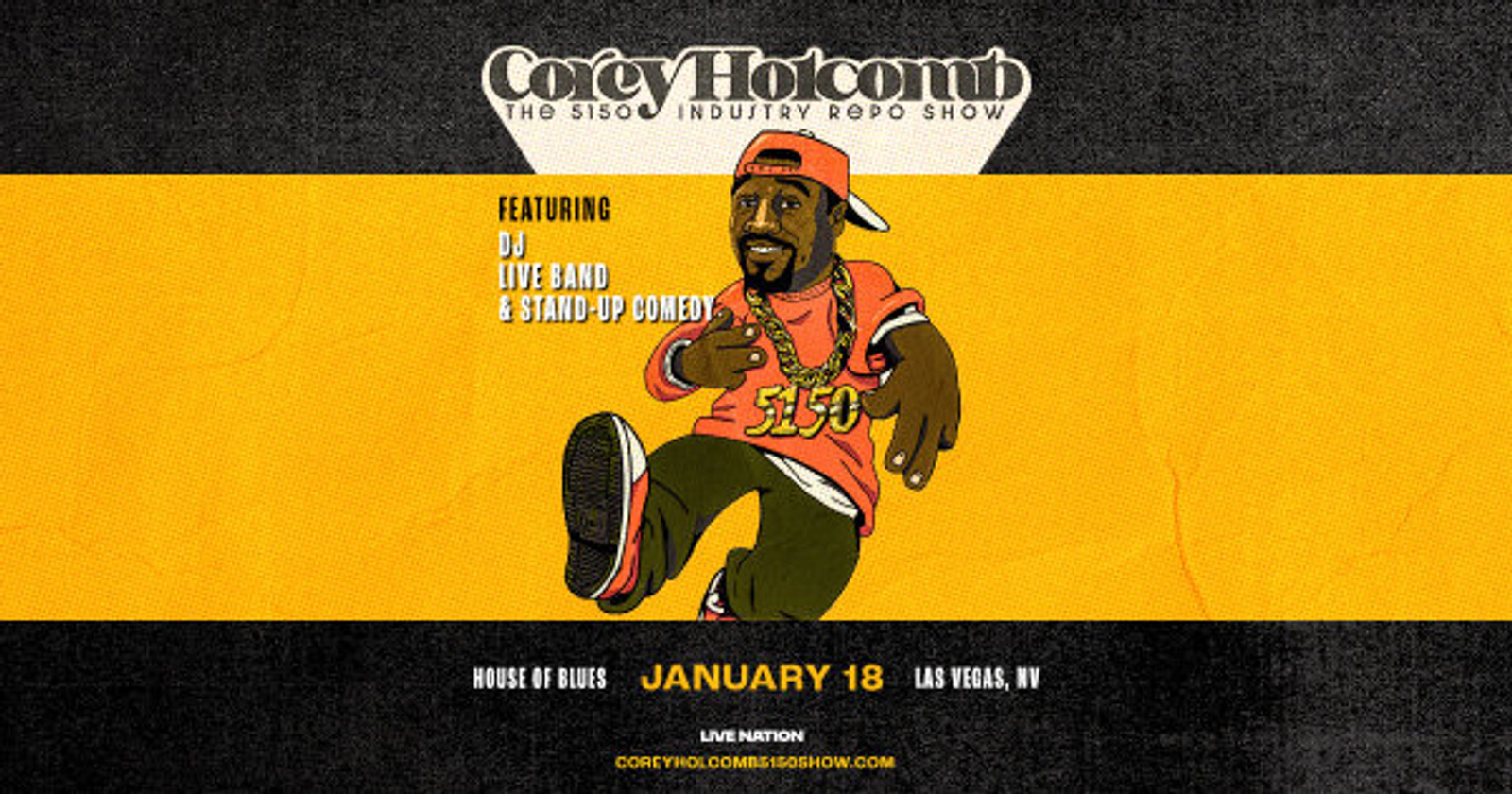 Enter to Win Tickets to Corey Holcomb!