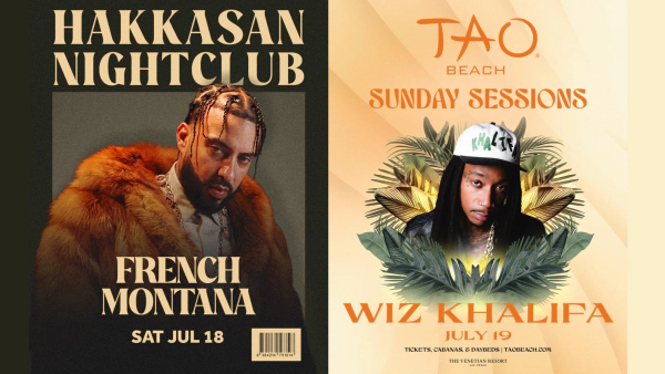 Enter to Win Tickets to French Montana at Hakkasan and Wiz Khalifa at Tao Beach Club!
