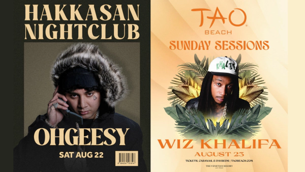 Enter to Win Tickets to Oh Geesy at Hakkasan and Wiz Khalifa at Tao Beach Club