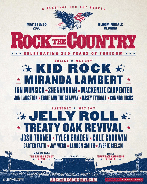Win tickets to Rock the Country in Bloomingdale!