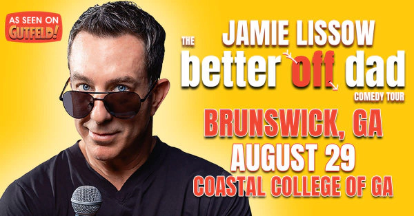 Win tickets to see Jamie Lissow at the Center for the Arts!