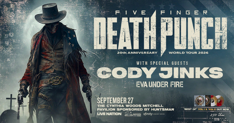 Win Tickets to Five Finger Death Punch at the Woodlands 9/27!