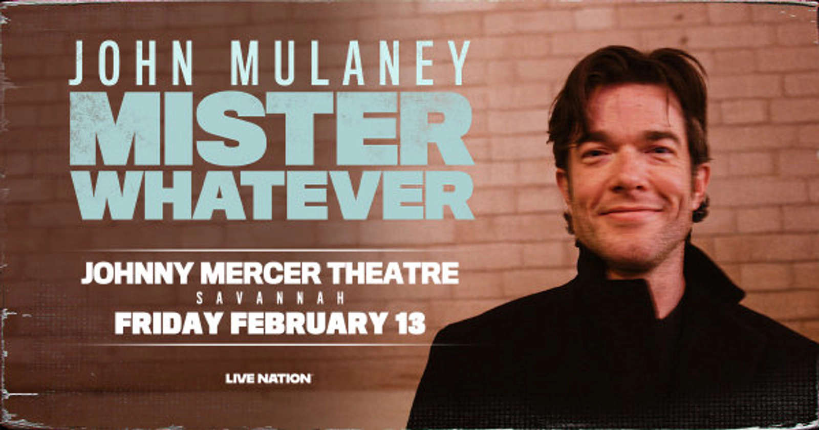 Win tickets to see John Mulaney's Mister Whatever Tour in Savannah!