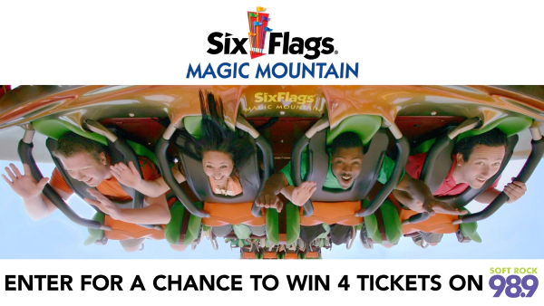 Enter for a chance to win tickets to Magic Mountain!!
