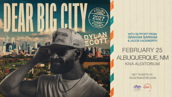 Win tickets to see Dylan Scott at the Kiva Auditorium!