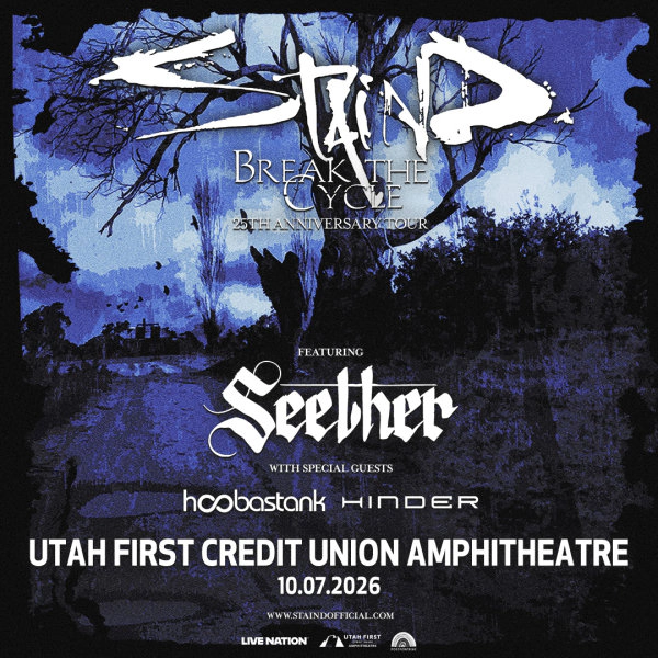 Enter For A Chance To Win Tickets To See Staind!