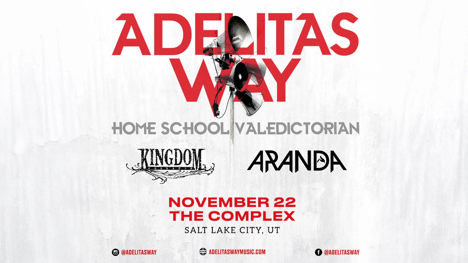 Win A Pair Of Tickets To Adelitas Way On November 22nd!