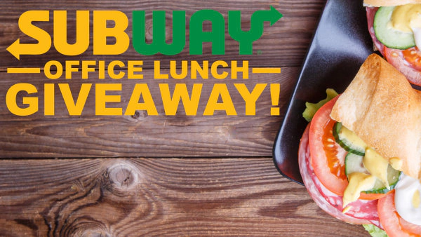 Enter to win lunch for your office - from Subway of Alaska