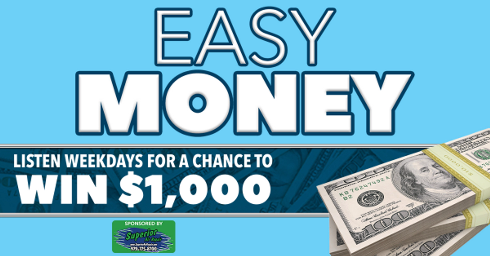 Listen to Win $1,000
