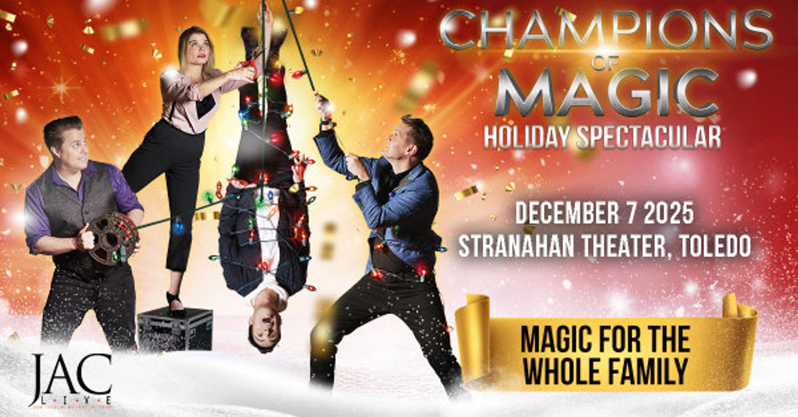 Enter to Win a pair of Tickets to Champions of Magic!