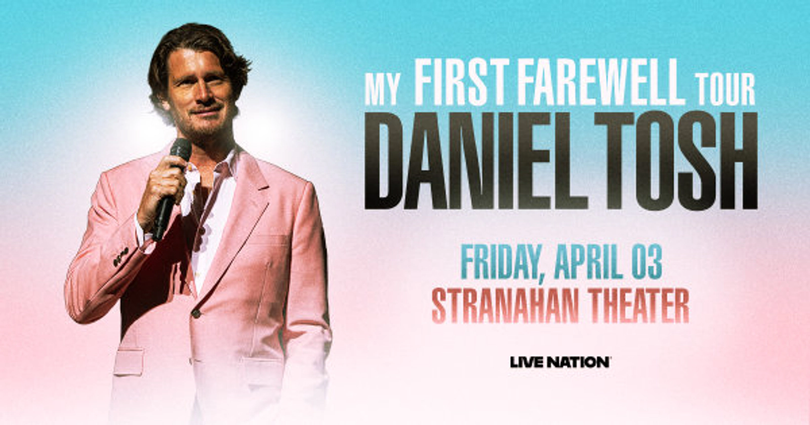 Enter for the chance to win a pair of tickets to Daniel Tosh at The Stranahan!