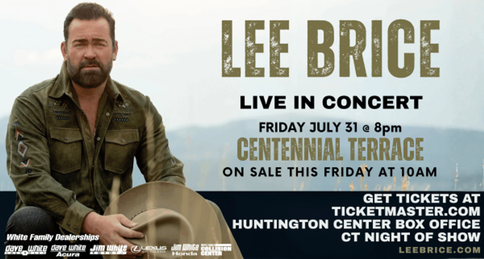 Beat The Box Office and enter for the chance to see Lee Brice!