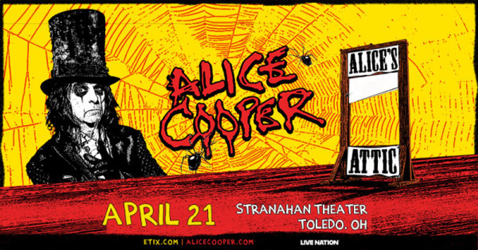 Enter for the chance to see Alice Cooper!