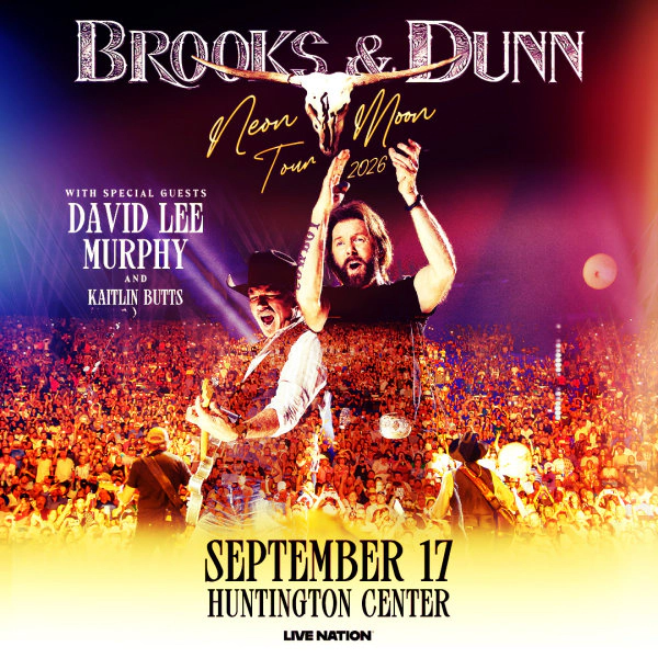Enter for your chance to win tickets to Brooks & Dunn at The Huntington Center!